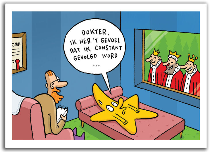 Pakketje Kerstkaartjes Drie Wijzen