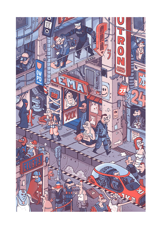 Riso Print "Cyberpunk"