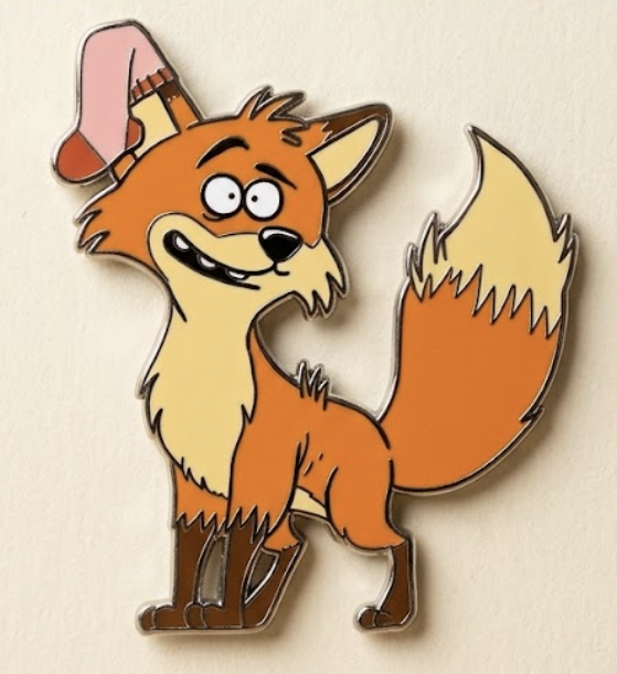Sloddervos pin