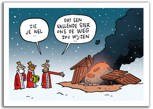 Pakketje Kerstkaartjes "Meteoor"
